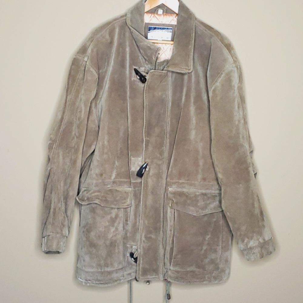 Bobbio suede coat
